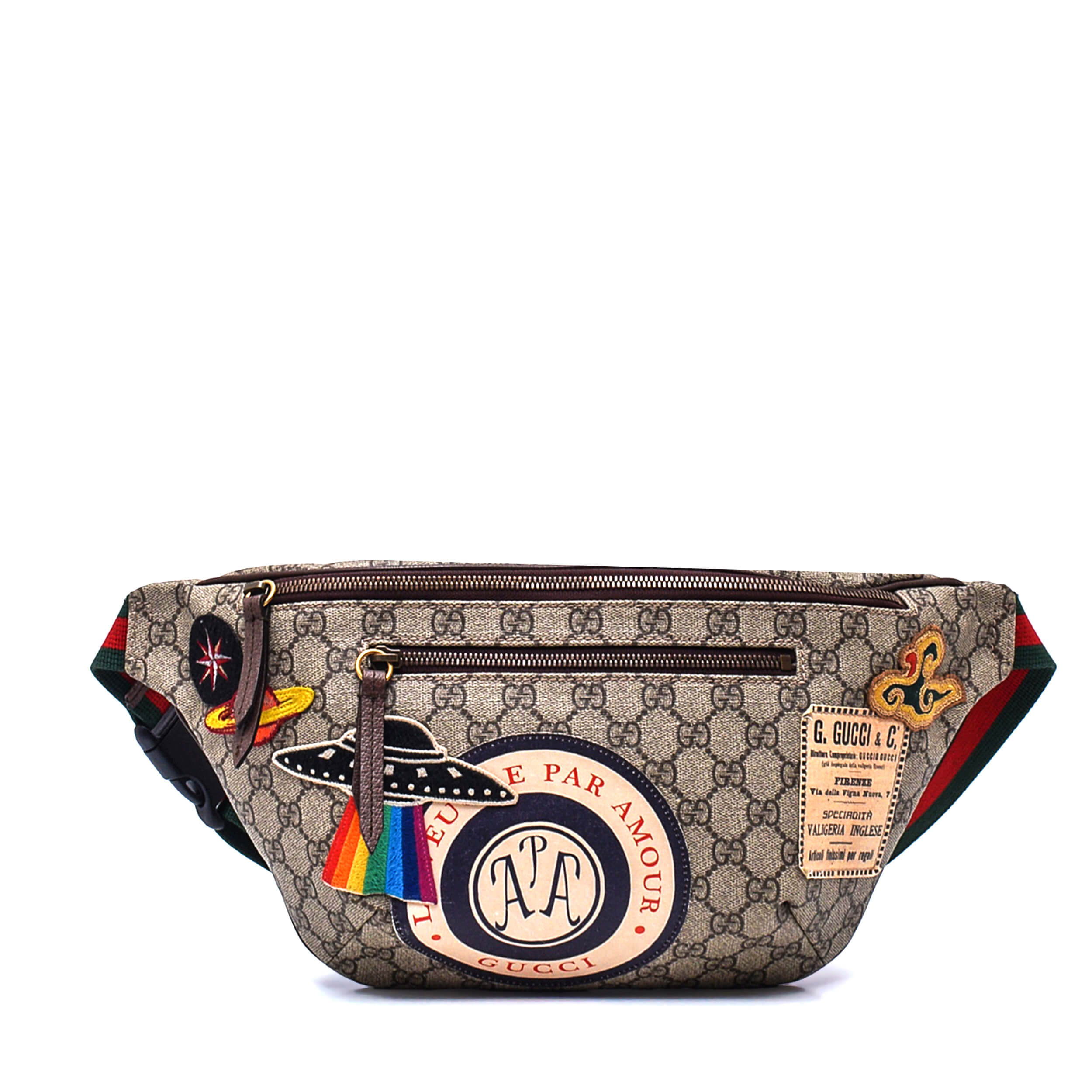 Gucci - Courrier GG Supreme Canvas Belt Waist Bum Bag